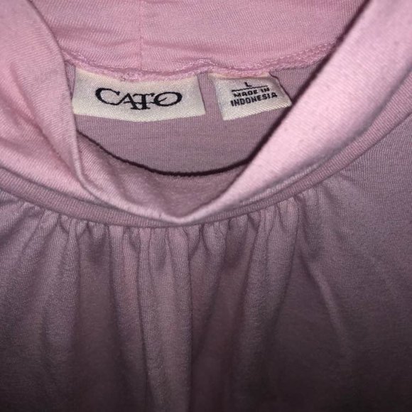 Cato Mock Turtleneck Gathered Top Size Large - Picture 5 of 7